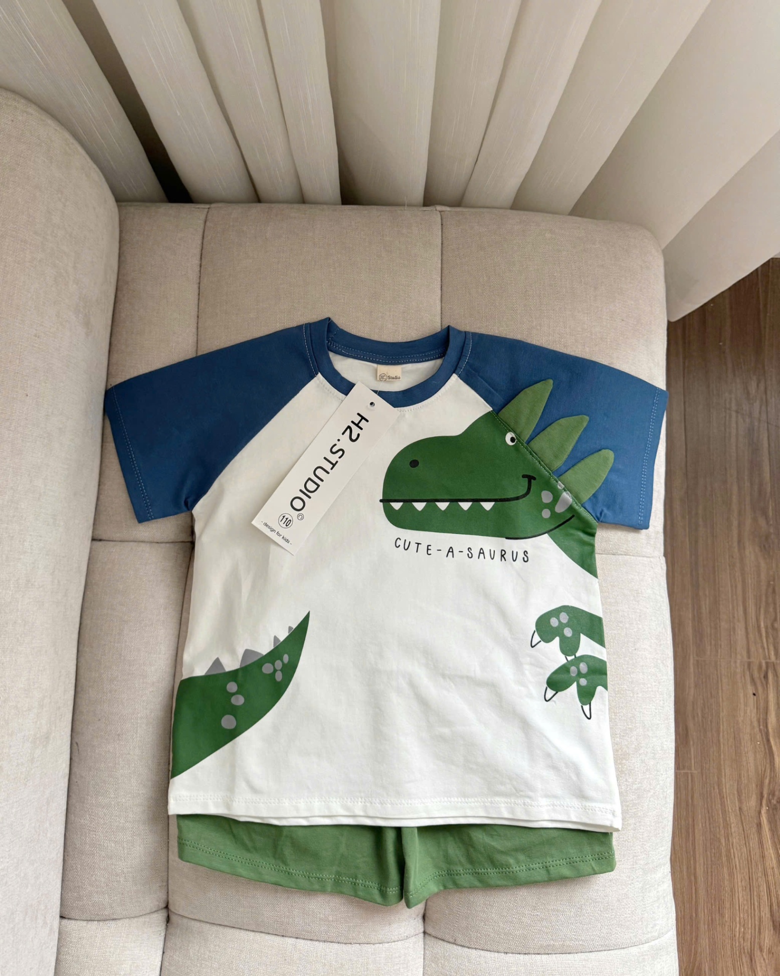 TH836-SET 2 BỘ KHỦNG LONG CUTE BÉ TRAI