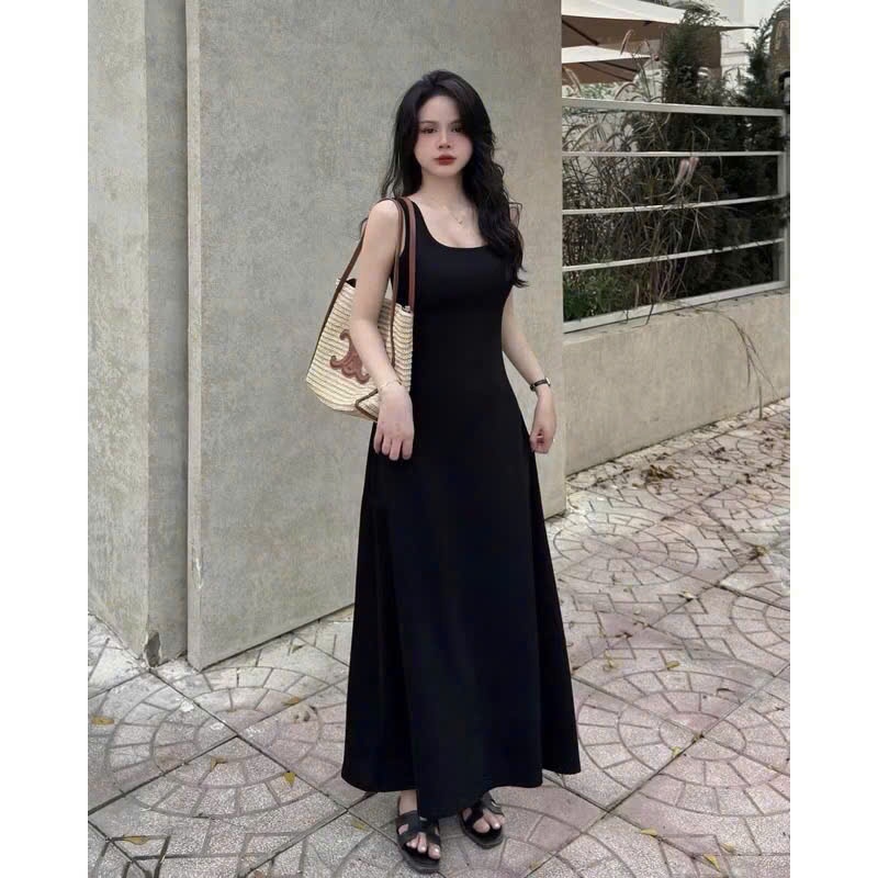 L405-VÁY HAI DÂY DÁNG DÀI