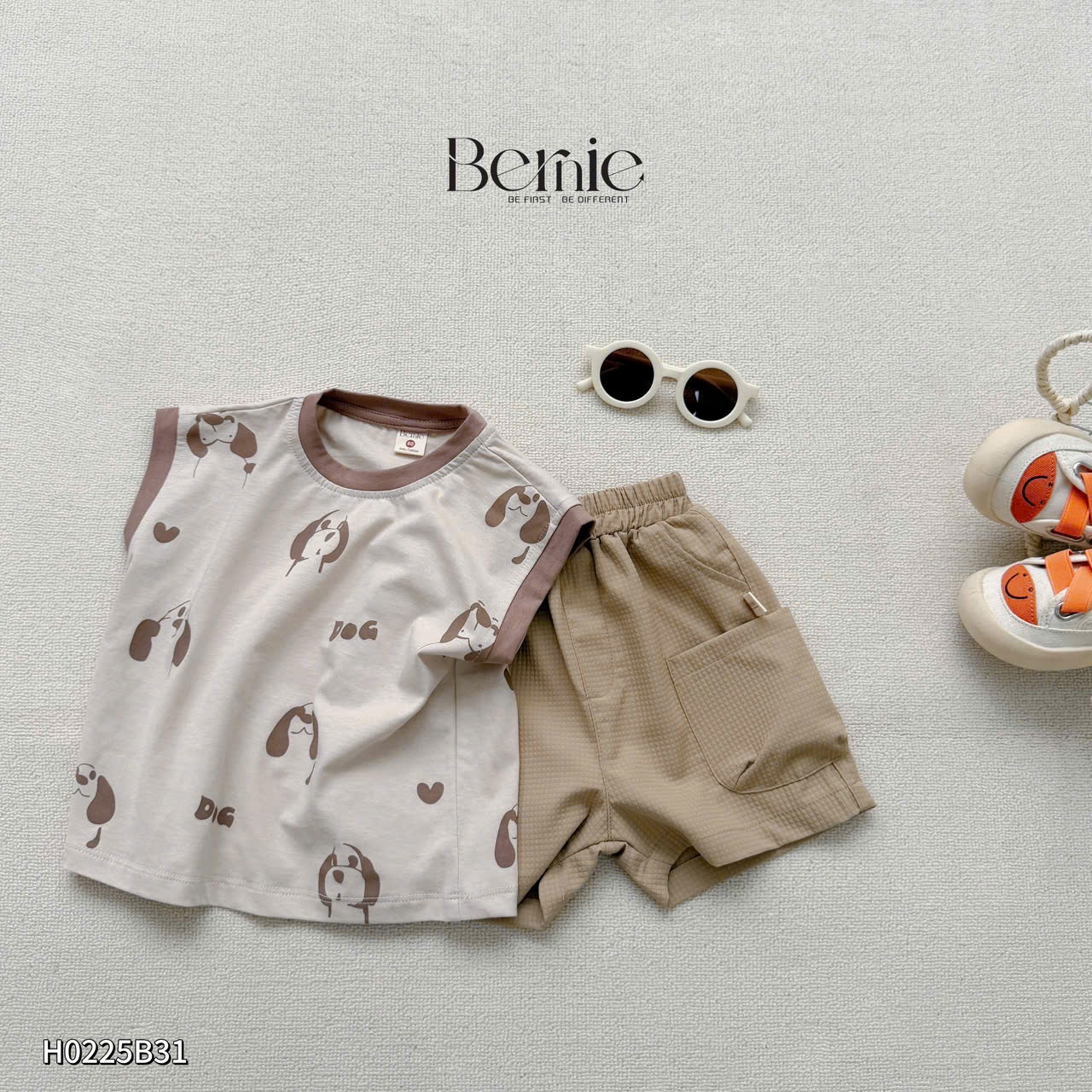 BERNIE- H0225B31- SET TANKTOP IN TRẦN GOLDEN