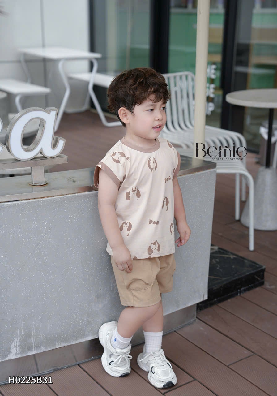 BERNIE- H0225B31- SET TANKTOP IN TRẦN GOLDEN
