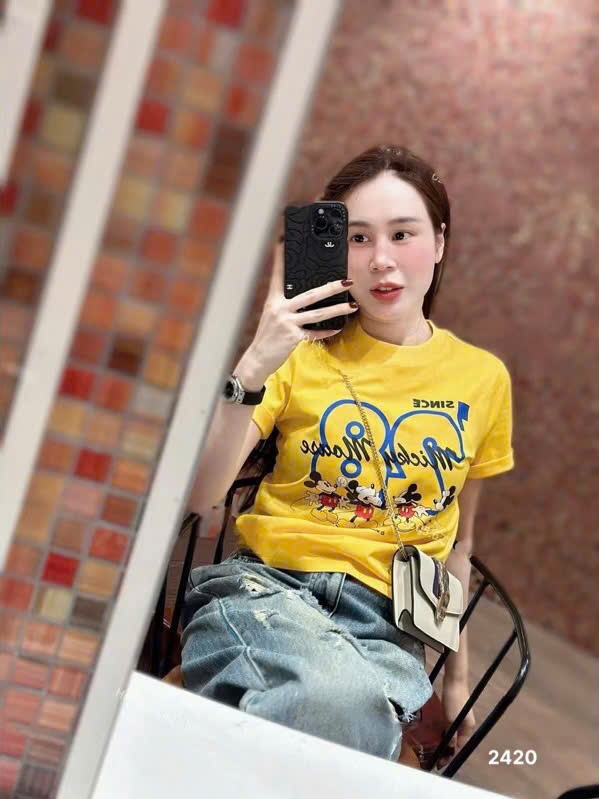L459-ÁO PHÔNG VÀNG SỐ 28 HOT HIT NỮ