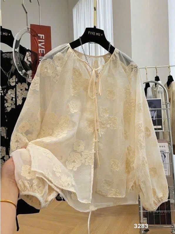 L465-ÁO HOA QC NỮ