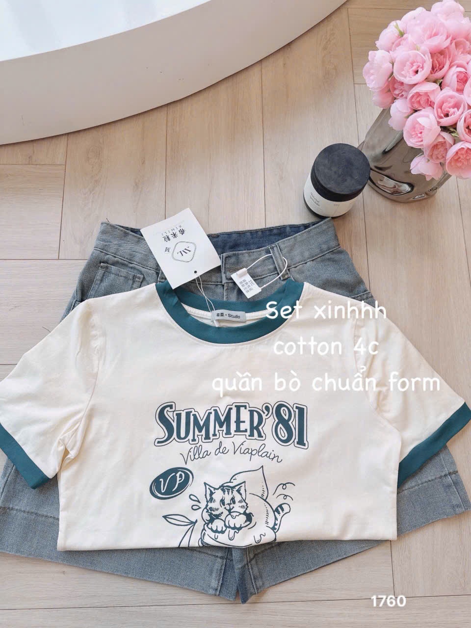 L469-SET ĐỒ MÙA HÈ 'SUMMER 81' NỮ