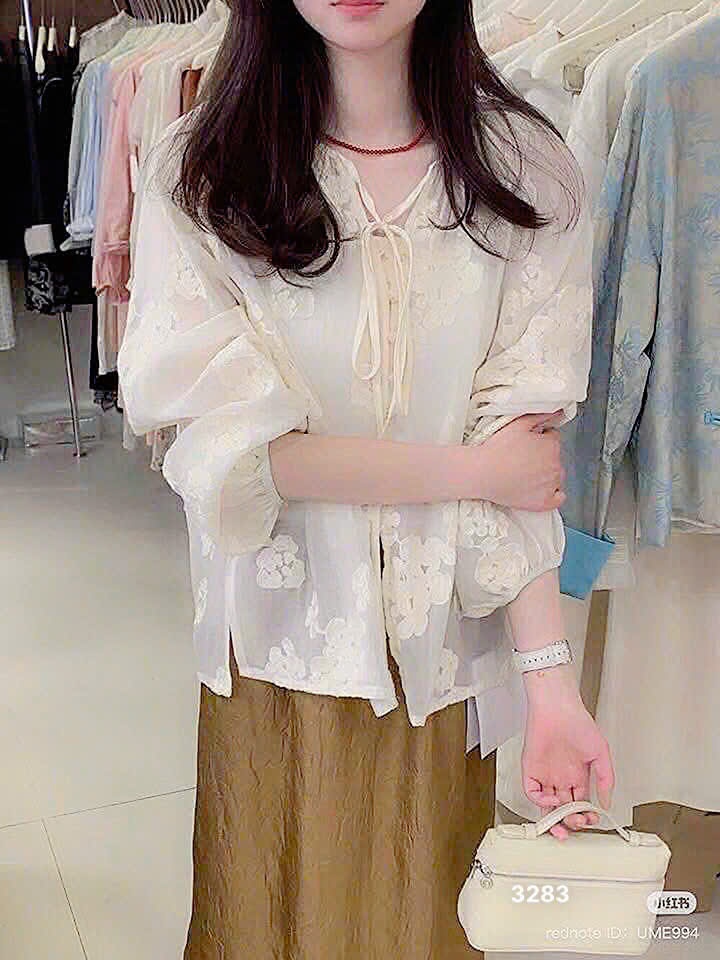 L465-ÁO HOA QC NỮ