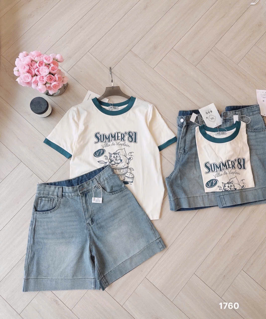 L469-SET ĐỒ MÙA HÈ 'SUMMER 81' NỮ