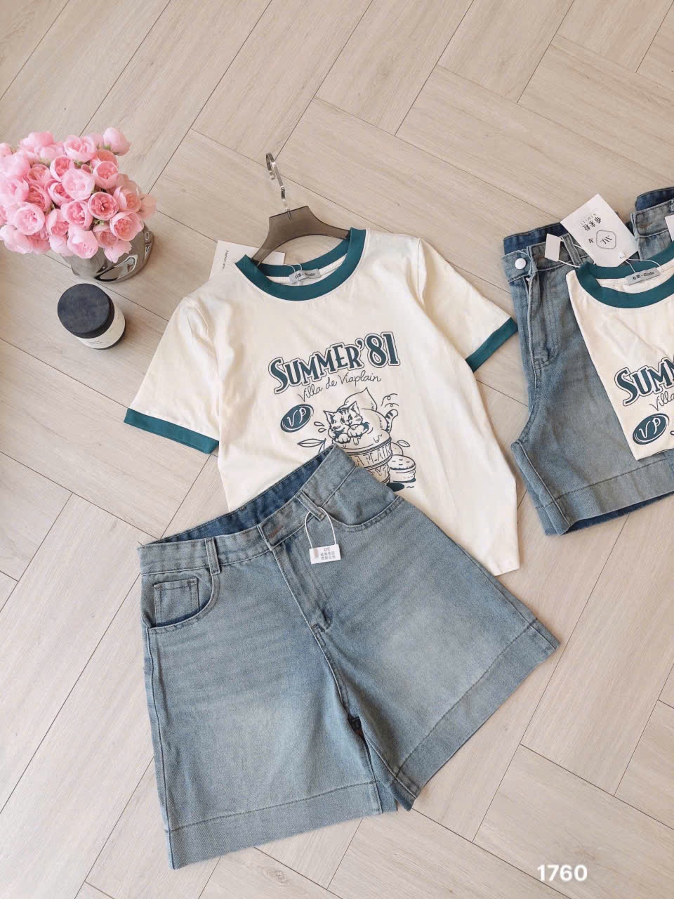 L469-SET ĐỒ MÙA HÈ 'SUMMER 81' NỮ