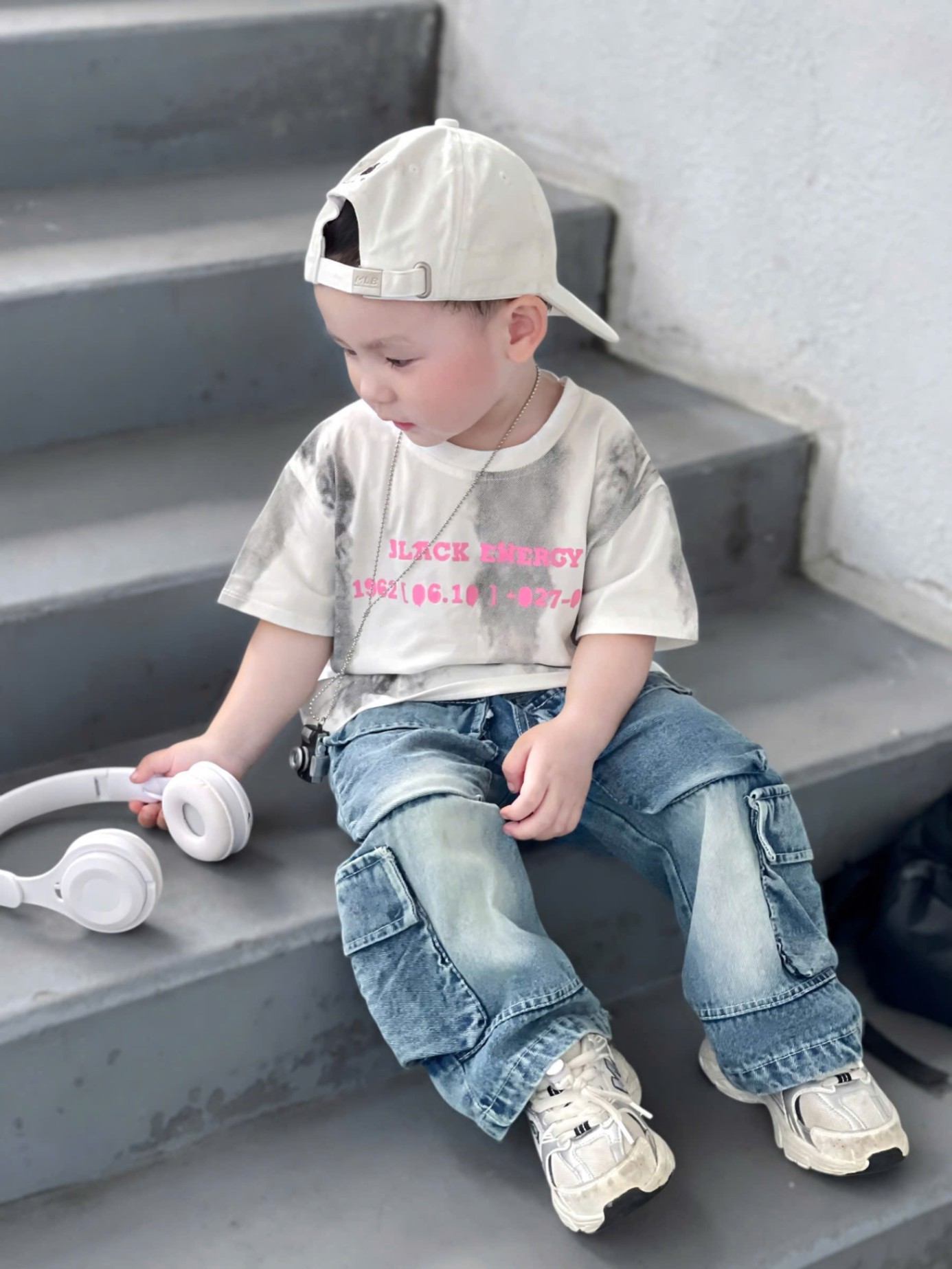 L496 - SET ÁO LOANG QUẦN JEAN TÚI HỘP CHO BÉ 2M