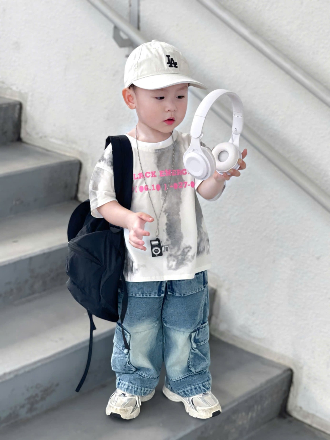 L496 - SET ÁO LOANG QUẦN JEAN TÚI HỘP CHO BÉ 2M