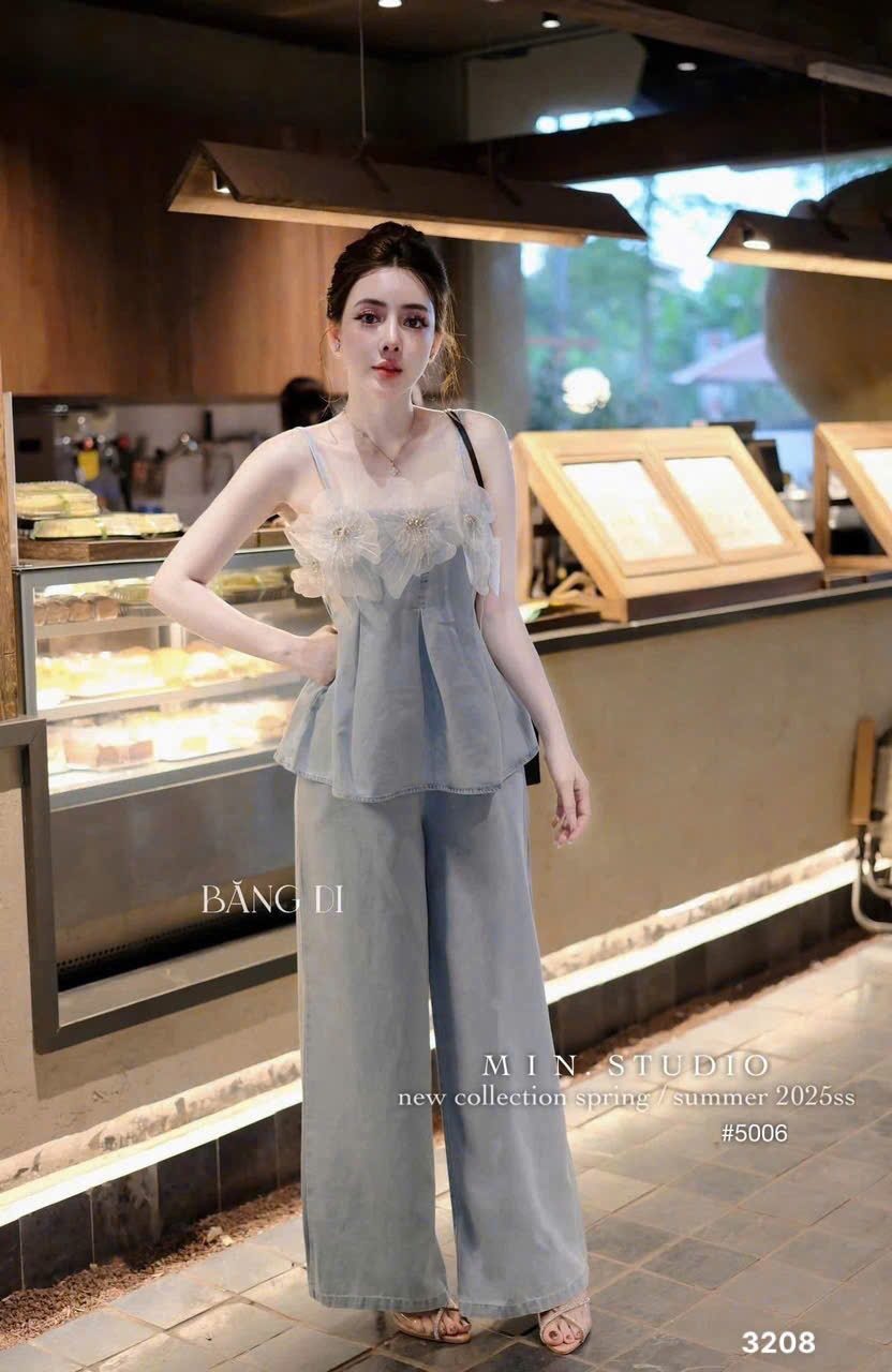 L487-SET BỘ 2 DÂY ĐÍNH HOA NỮ