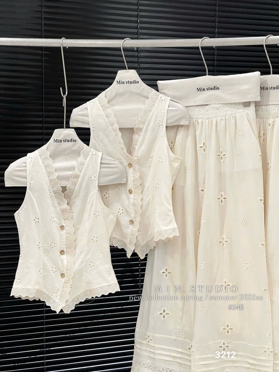L488-SET ÁO REN QUẦN SUÔNG QC NỮ
