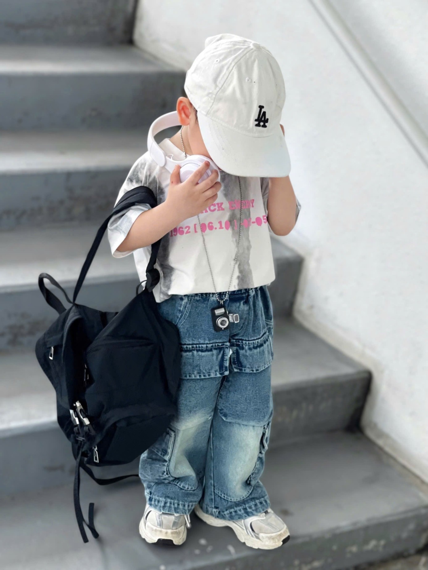 L496 - SET ÁO LOANG QUẦN JEAN TÚI HỘP CHO BÉ 2M