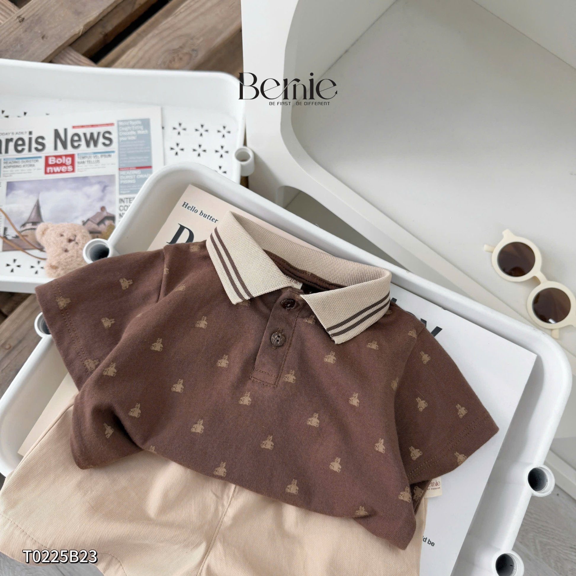 BERNIE- T0225B23 - 𝐒𝐄𝐓 𝐏𝐎𝐋𝐎 𝐆𝐀̂́𝐔 𝐂𝐎̂̉ 𝐃𝐄̣̂𝐓