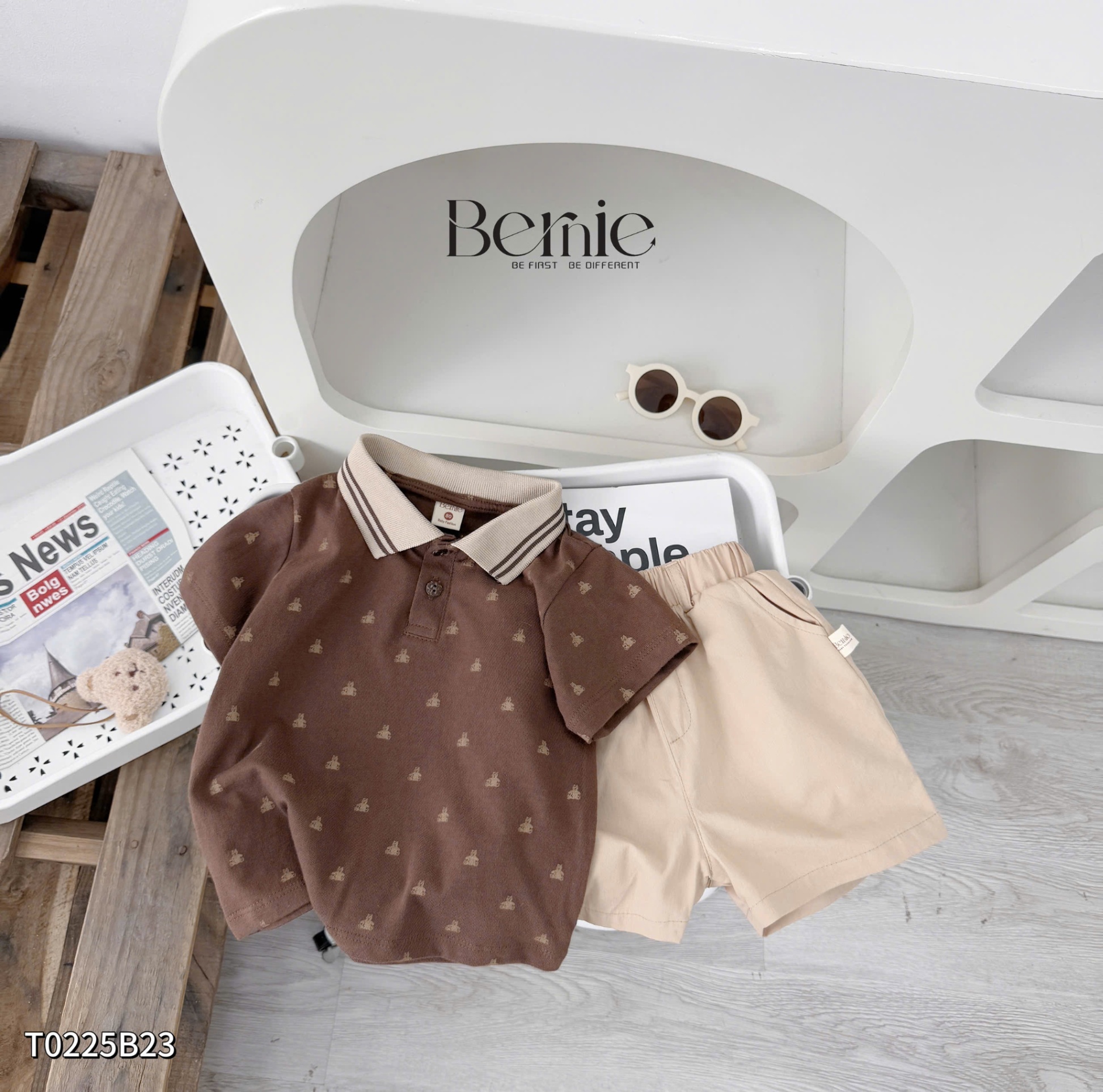 BERNIE- T0225B23 - 𝐒𝐄𝐓 𝐏𝐎𝐋𝐎 𝐆𝐀̂́𝐔 𝐂𝐎̂̉ 𝐃𝐄̣̂𝐓