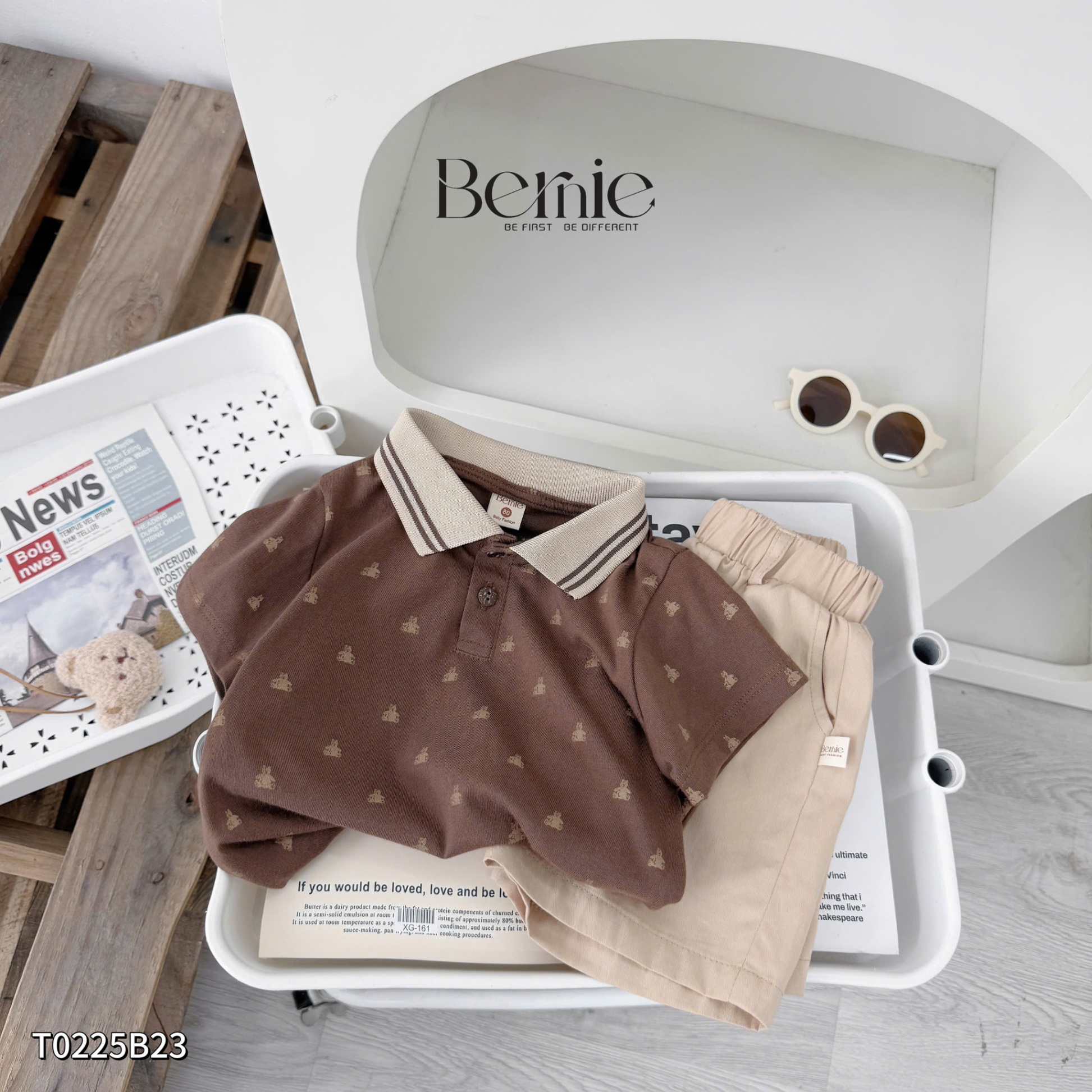 BERNIE- T0225B23 - 𝐒𝐄𝐓 𝐏𝐎𝐋𝐎 𝐆𝐀̂́𝐔 𝐂𝐎̂̉ 𝐃𝐄̣̂𝐓