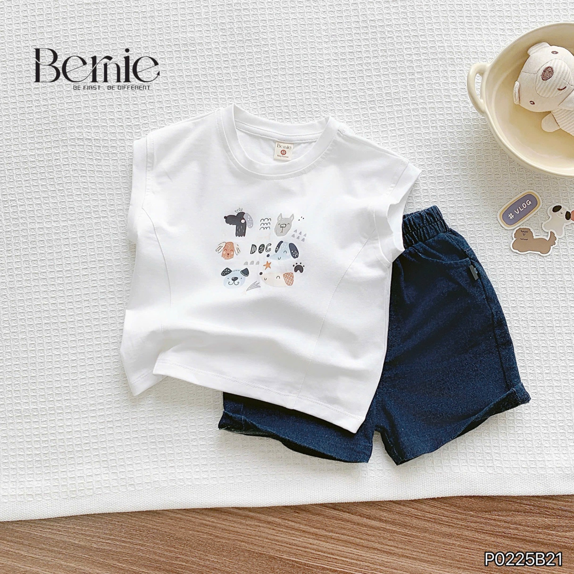 P0225B21-SET TANK TOP IN NGỰC SIÊU CUTEE