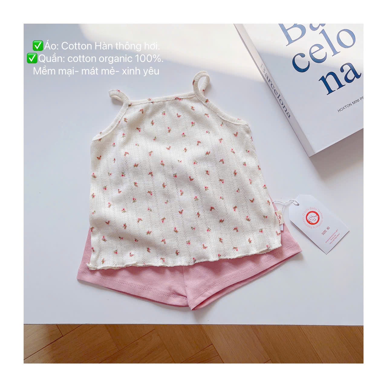 ST256-SET BỘ COTTON HOA NHÍ