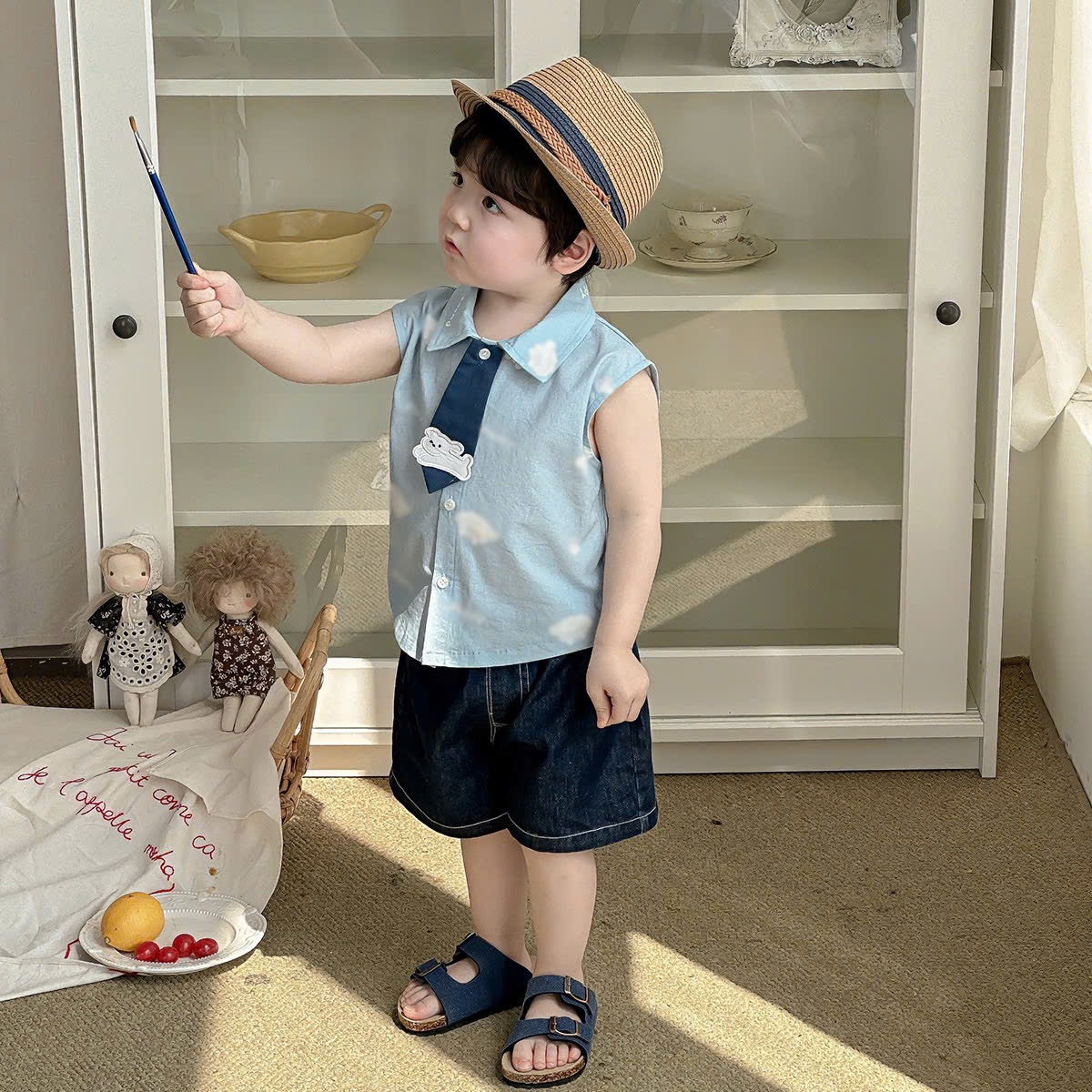 ST255-QUẦN BÒ GIẤY CHO BÉ