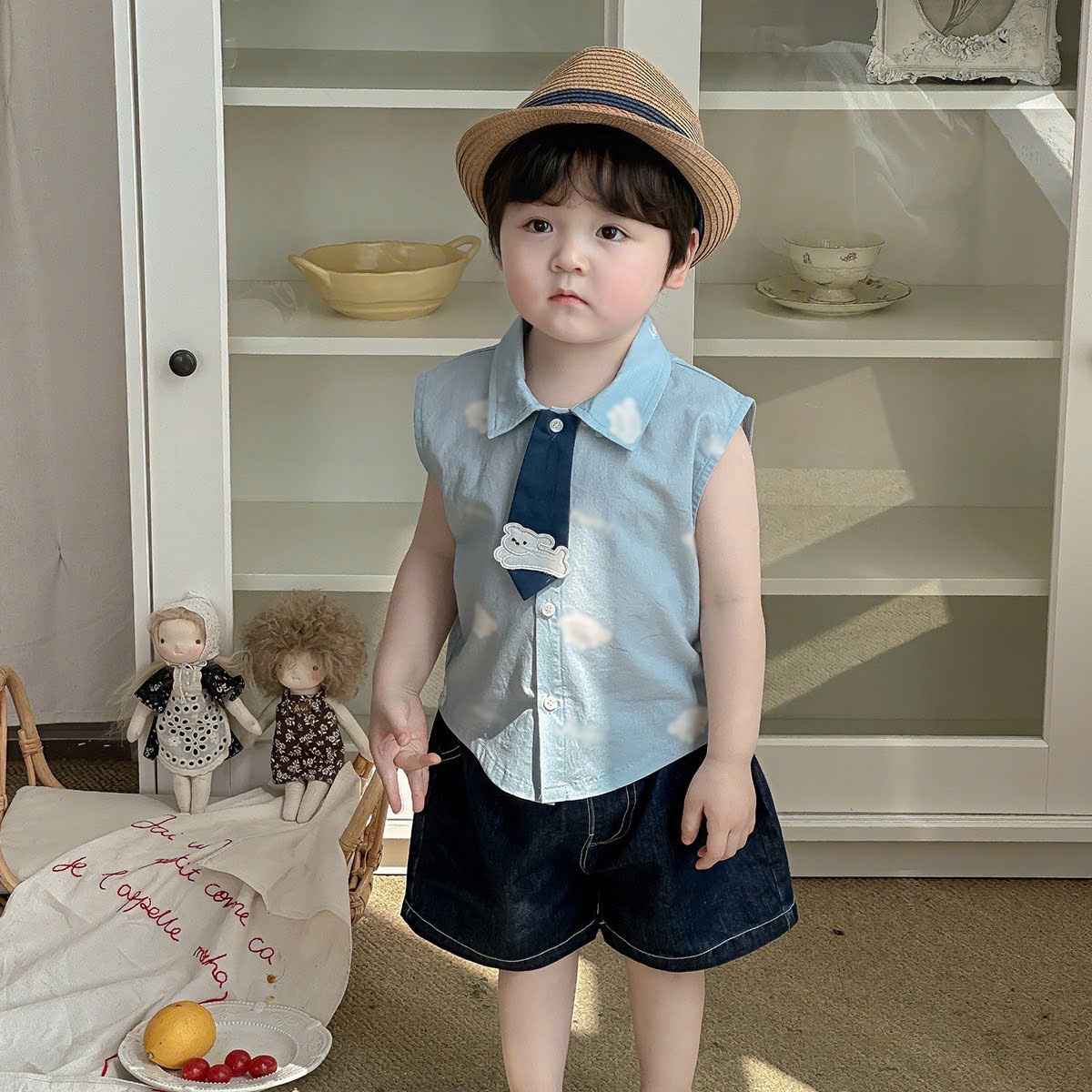 ST255-QUẦN BÒ GIẤY CHO BÉ
