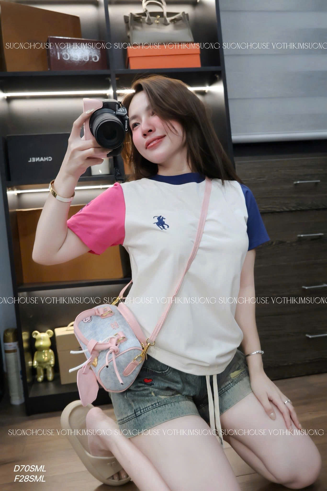Y4677-ÁO PHÔNG NỮ TRẮNG THÊU KỊ SĨ TAY HỒNG THAN