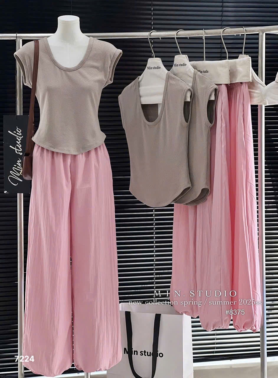 L528 - SET BỘ ÁO ZIP QUẦN GIÓ NỮ