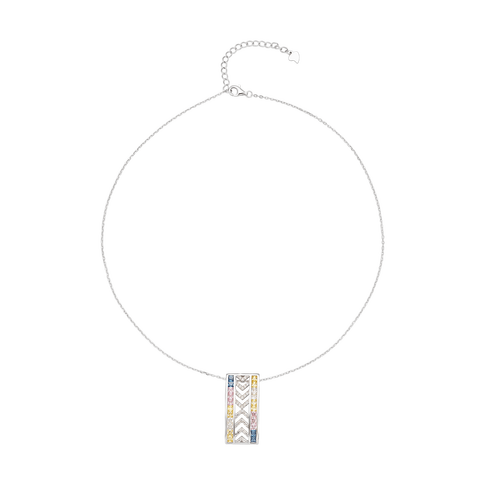 Dây cổ Bạc đính đá Silver XMXMW060054