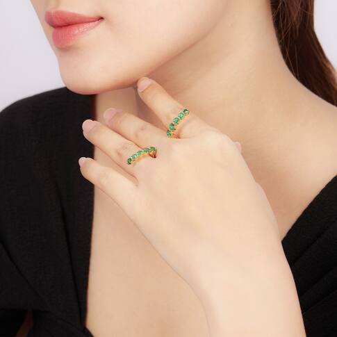 Nhẫn hợp kim cao cấp đính đá STYLE Goddesses ZTZTY000001