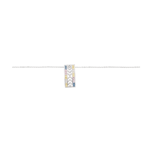 Dây cổ Bạc đính đá Silver XMXMW060054
