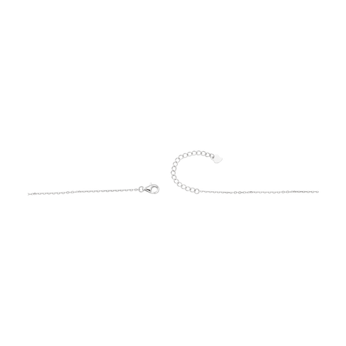 Dây cổ Bạc đính đá Silver XMXMW060054