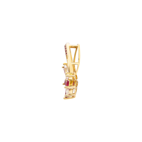 Mặt dây chuyền Vàng 18K đính đá Ruby RBMXY000016
