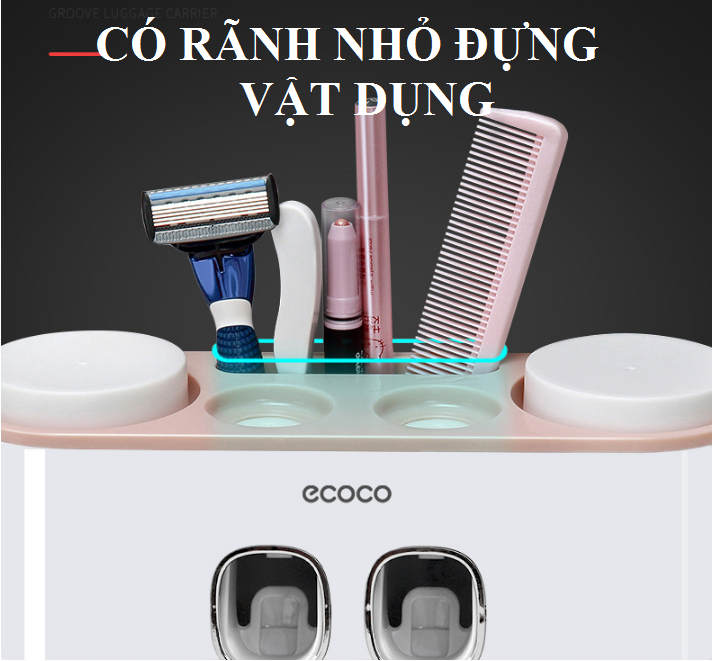 Hộp bàn chải Ecoco nhả kem 2 bên - Hộp bàn chải ecoco giá sỉ