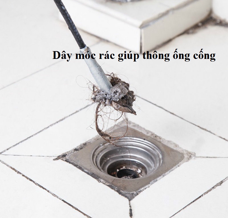 Dây gắp rác thông cống siêu tiện lợi 60-90-160-300cm - dây gắp rác thông cống giá sỉ