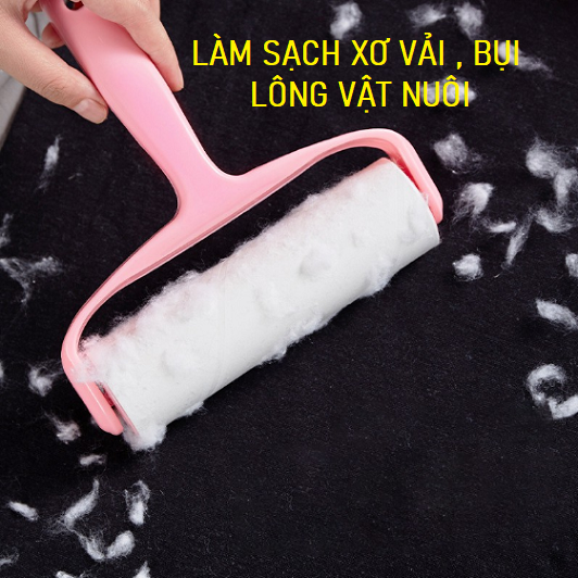 Cây Lăn Bụi Đa Năng 10cm Làm Sạch Ga Giường, Quần Áo, Sofa, Lông Chó Mèo - Cây lăn bụi 10cm giá sỉ