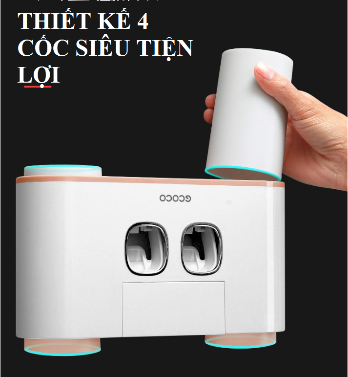 Hộp bàn chải Ecoco nhả kem 2 bên - Hộp bàn chải ecoco giá sỉ