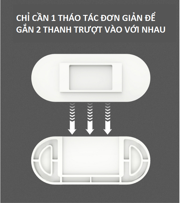 Bộ dụng cụ treo ổ cắm điện trượt chữ T siêu tiện dụng an toàn cho bé, giá đỡ các vật dụng gia đình - treo ổ điện trượt giá sỉ