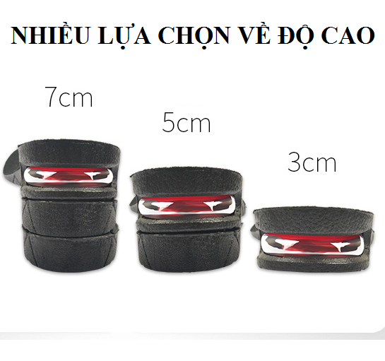 Miếng lót đế giày nguyên bàn cao từ 3cm – 7cm, có thể điều chỉnh theo size chân, có đệm khí - Lót giày air giá sỉ