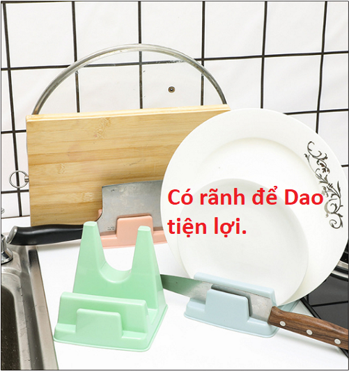 Khay gác Nắp Nồi tiện dụng, Gác vung nồi Dao Thớt, Muỗng đũa - Khay gác dụng cụ bếp đa năng