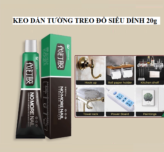 Keo đa năng NO MORE NAIL tuýp 20gr - Keo đa năng giá sỉ