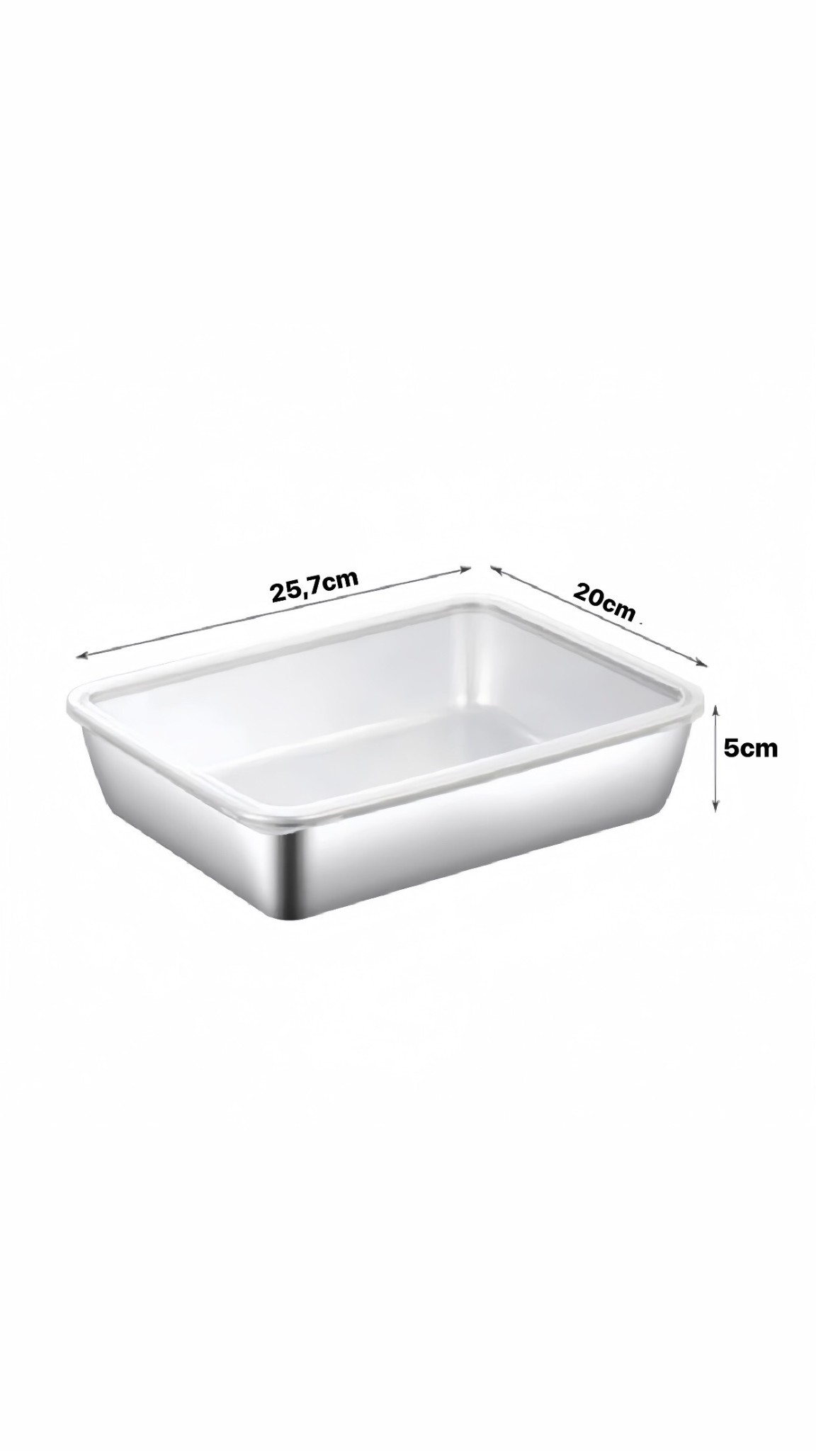 HỘP ĐỰNG THỨC ĂN BẰNG INOX 304 CÓ NẮP NHỰA, KHAY INOX 304, SIZE TO, SIZE ĐẠI - Hộp inox có nắp giá sỉ