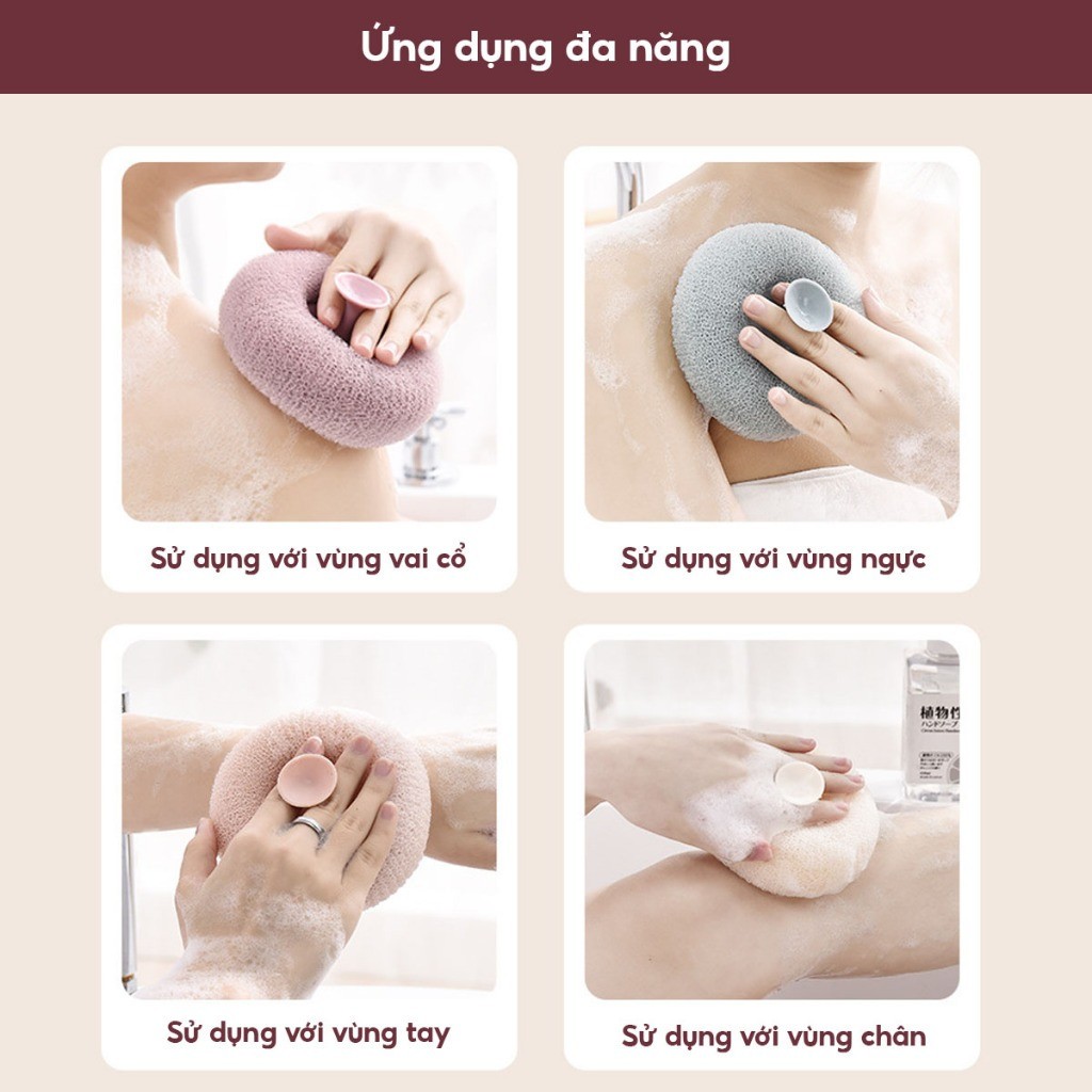 Bông tắm chà lưng tẩy tế bào chết - Bông tắm giá sỉ