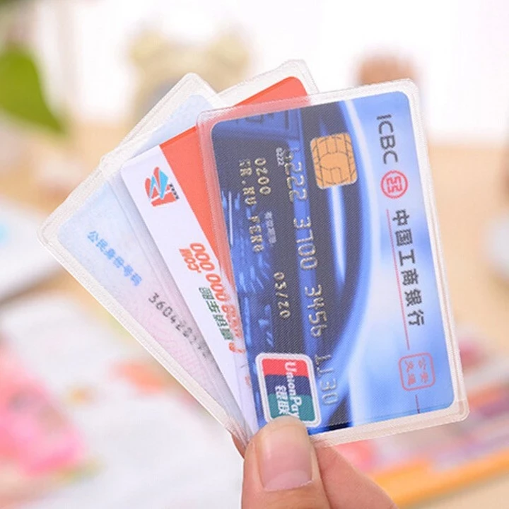 Vỏ bọc thẻ ATM, bao túi đựng căn cước công dân, thẻ sinh viên, nhân viên, học sinh, name card, card visit, CMND,... - Vỏ nhựa đựng thẻ giá sỉ