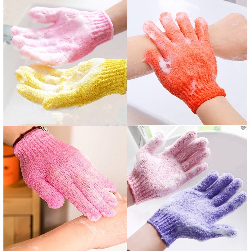 Găng tay tắm tẩy tế bào chết, găng tay vệ sinh dưỡng ẩm cho da khi tắm - Găng tay tắm tẩy da chết giá sỉ