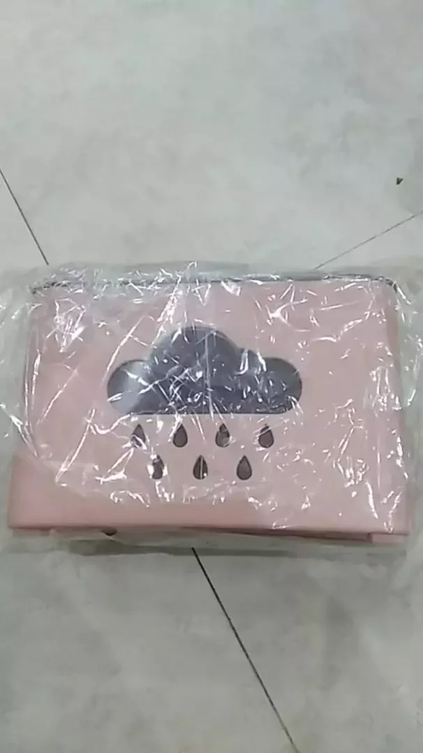 Kệ Đựng Muỗng Đũa Hình Đám Mây Dán Tường Kèm Móc Và Thanh Treo Khăn Thông Minh, Ống Đựng Đũa Muỗng Treo Tường Chắc Chắn Chịu Lực Tốt - Kệ đựng đũa muỗng dán tường giá sỉ