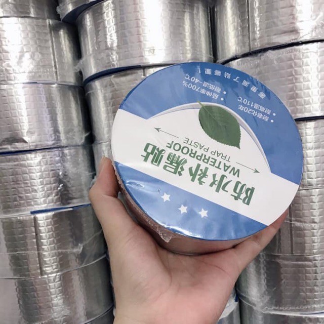 Cuộn 5 mét băng keo dán rộng 5cm/10cm - Miếng dán siêu dính - Miếng dán chống thấm nước - Keo chống dột TRAP PASTE (BKT) - Keo chống dột giá sỉ