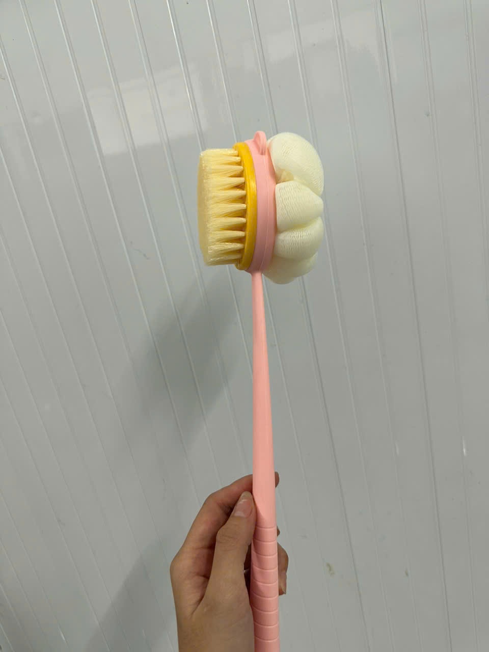 Cây bông tắm chà lưng hai mặt hình Măng Cụt mềm mại dễ thương - Cây bông tắm chà lưng Măng Cụt giá sỉ