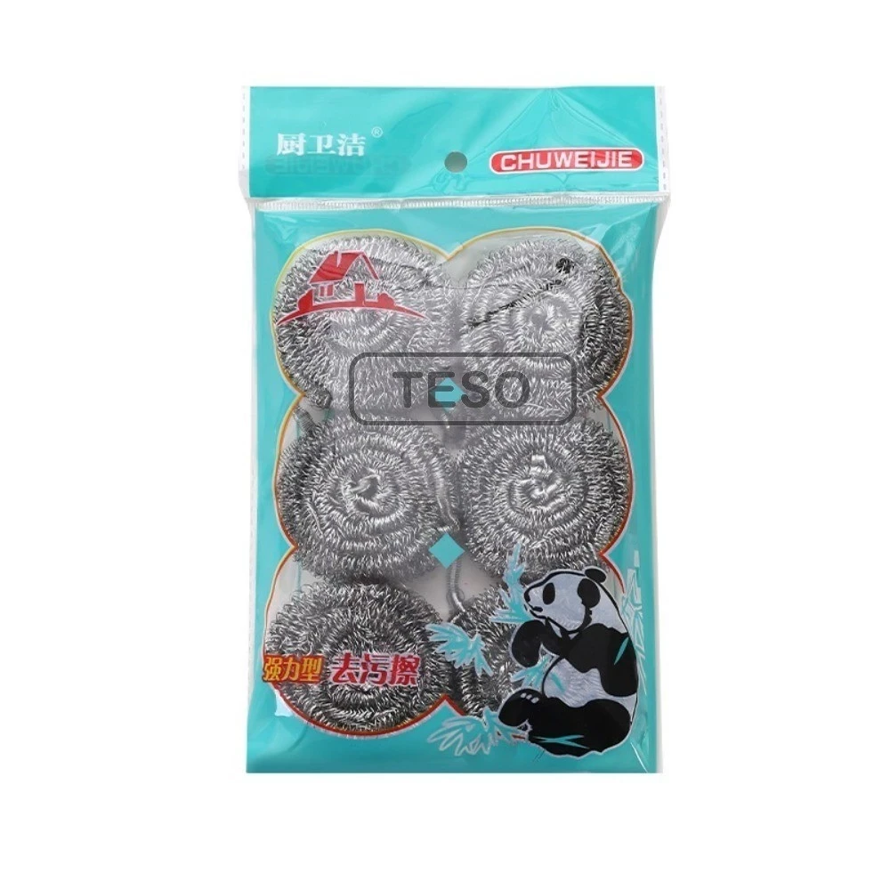 Gói 6 Miếng bùi nhùi Cọ Nồi, Xoong Inox - Gói 6 Miếng Bùi Nhùi Chà Xoong giá sỉ