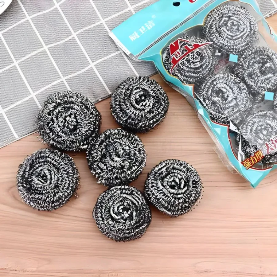 Gói 6 Miếng bùi nhùi Cọ Nồi, Xoong Inox - Gói 6 Miếng Bùi Nhùi Chà Xoong giá sỉ