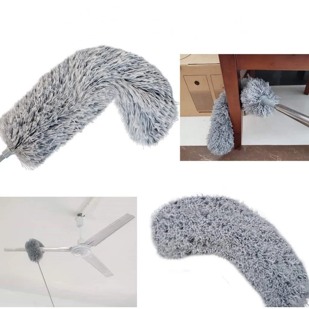 Chổi quét trần nhà cán dài 2.8m có thể gấp gọn , Cây phủi bụi trần nhà rút gọn - Chổi quét trần giá sỉ