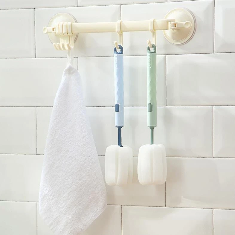 Cọ Rửa Bình Sữa, Ly, Cốc Bằng Mút Xốp Hình Kẹo Bông - Dụng Cụ Chà Rửa, Vệ Sinh Chai Lọ Siêu Sạch - Cọ vệ sinh bình chai giá sỉ
