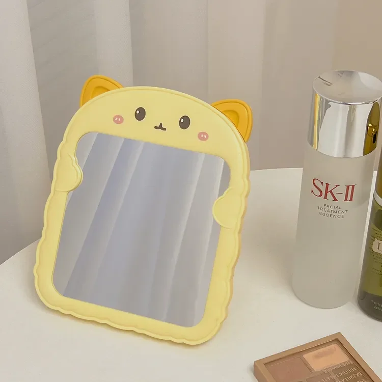 Gương trang điểm, gương decor để bàn hoạ tiết hình gấu nhiều màu đáng yêu, dễ thương - Gương con gấu giá sỉ