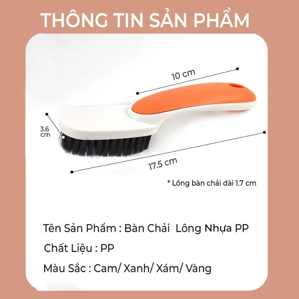 Bàn Chải Mini Đánh Giày Lông Cứng Cán Nhựa Đa Năng, vệ sinh Sạch Giày Bền Đẹp Tiện Lợi - Bàn chải đánh giày mini giá sỉ